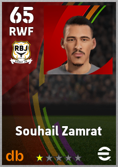 Souhail Zamrat — RWF, OVR 65, MAX 65
