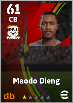Maodo Dieng — CB, OVR 61, MAX 61