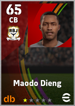 Maodo Dieng eFootball player card