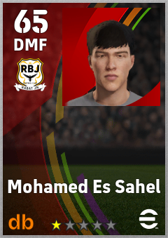 Mohamed Es Sahel eFootball player card