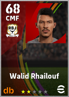Walid Rhailouf eFootball player card