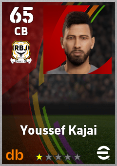 Youssef Kajai — CB, OVR 65, MAX 65
