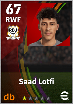 Saad Lotfi eFootball player card