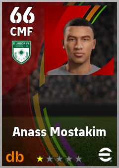 Anass Mostakim eFootball player card