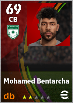 Mohamed Bentarcha — CB, OVR 69, MAX 69