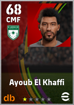 Ayoub El Khaffi eFootball player card