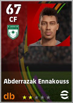 Abderrazak Ennakouss — CF, OVR 67, MAX 67