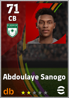 Abdoulaye Sanogo — CB, OVR 71, MAX 71