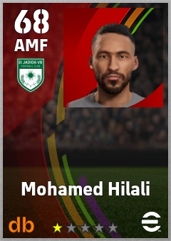 Mohamed Hilali — AMF, OVR 68, MAX 68