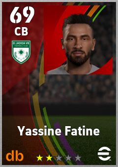 Yassine Fatine — CB, OVR 69, MAX 69