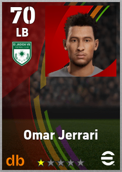 Omar Jerrari eFootball player card
