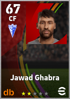 Jawad Ghabra — CF, OVR 67, MAX 67