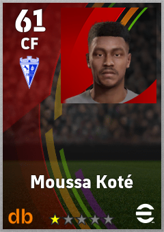 Moussa Koté eFootball player card