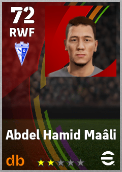 Abdel Hamid Maâli eFootball player card