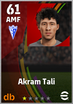Akram Tali — AMF, OVR 61, MAX 61