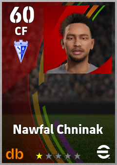 Nawfal Chninak — CF, OVR 60, MAX 60