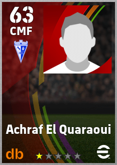 Achraf El Quaraoui eFootball player card