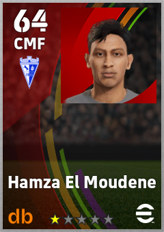 Hamza El Moudene — CMF, OVR 64, MAX 64
