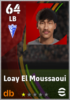 Loay El Moussaoui — LB, OVR 64, MAX 64