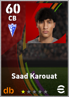 Saad Karouat eFootball player card