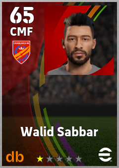 Walid Sabbar eFootball player card