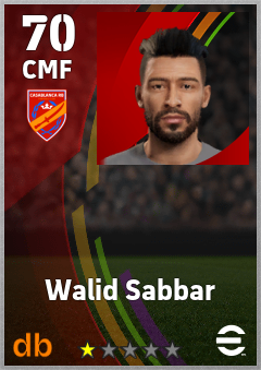 Walid Sabbar eFootball player card