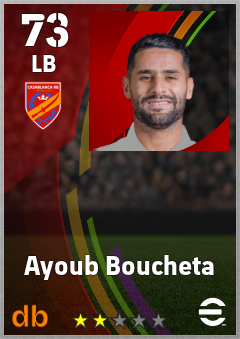 Ayoub Boucheta eFootball player card