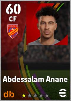 Abdessalam Anane — CF, OVR 60, MAX 60