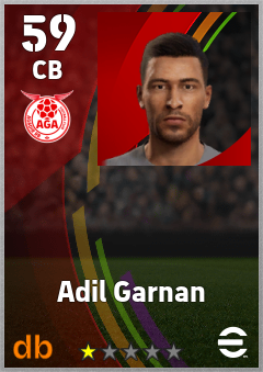 Adil Garnan eFootball player card