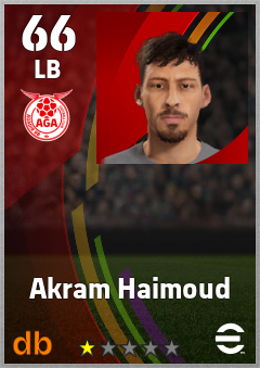 Akram Haimoud eFootball player card