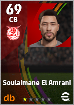 Soulaimane El Amrani — CB, OVR 69, MAX 69
