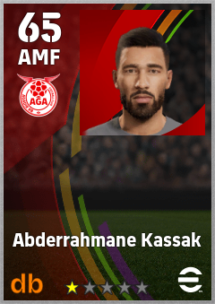 Abderrahmane Kassak — AMF, OVR 65, MAX 65