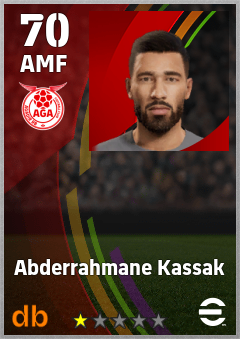 Abderrahmane Kassak — AMF, OVR 70, MAX 70