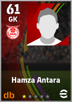 Hamza Antara — GK, OVR 61, MAX 61