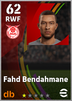 Fahd Bendahmane eFootball player card