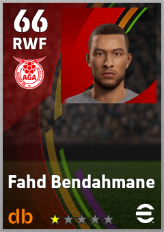 Fahd Bendahmane eFootball player card