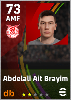 Abdelali Ait Brayim — AMF, OVR 73, MAX 73