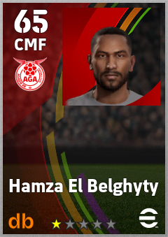 Hamza El Belghyty — CMF, OVR 65, MAX 65
