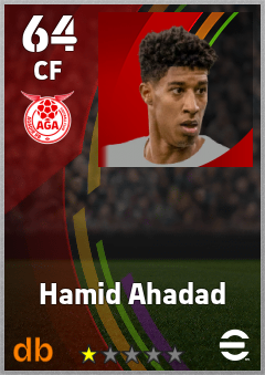 Hamid Ahadad — CF, OVR 64, MAX 64