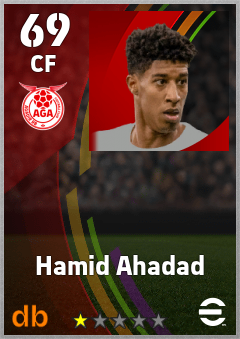 Hamid Ahadad — CF, OVR 69, MAX 69