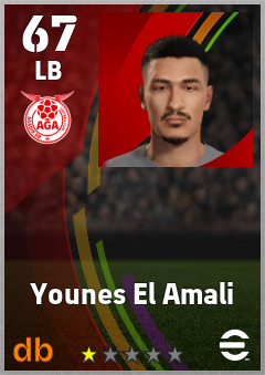 Younes El Amali eFootball player card