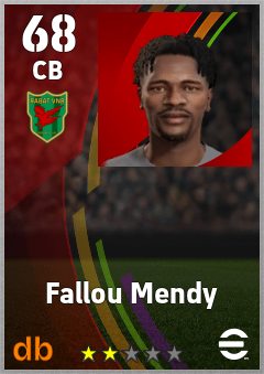 Fallou Mendy eFootball player card