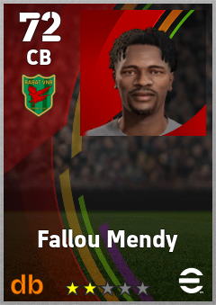 Fallou Mendy eFootball player card