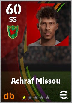 Achraf Missou — SS, OVR 60, MAX 60