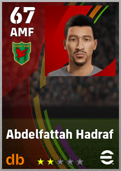 Abdelfattah Hadraf — AMF, OVR 67, MAX 67