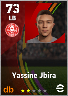 Yassine Jbira — LB, OVR 73, MAX 73