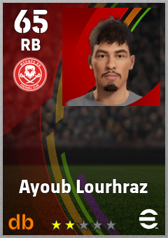 Ayoub Lourhraz — RB, OVR 65, MAX 65