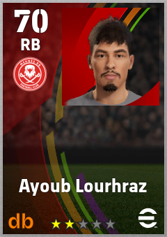 Ayoub Lourhraz eFootball player card