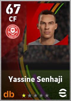 Yassine Senhaji — CF, OVR 67, MAX 67