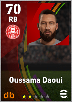 Oussama Daoui eFootball player card
